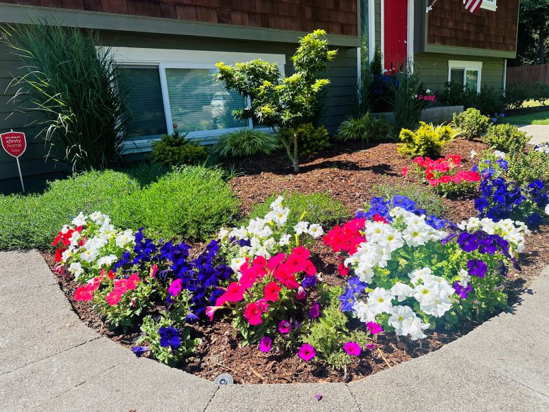 FLOWER BED INSTALL